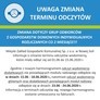 UWAGA ZMIANA TERMINU ODCZYTÓW DLA ODBIORCÓW Z GOSPODARSTW DOMOWYCH INDYWIDUALNYCH ROZLICZANYCH CO 2 MIESIĄCE